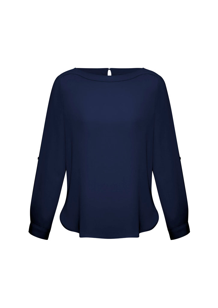 BizCollection S828LL Womens Madison Boatneck Top