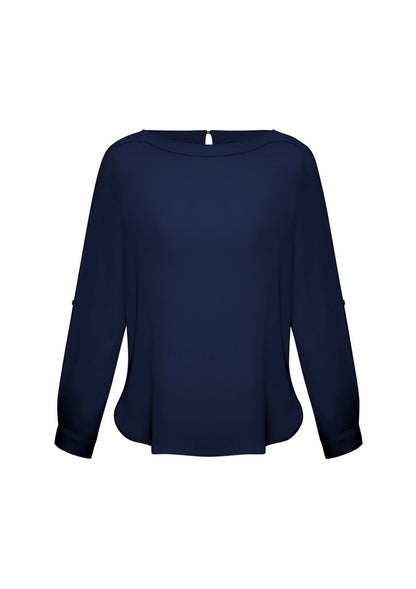 BizCollection S828LL Womens Madison Boatneck Top