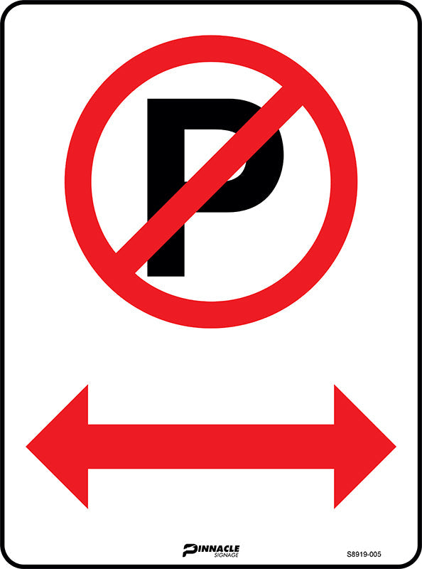 Max Global Products S8919 No Parking, Double Arrows Sign