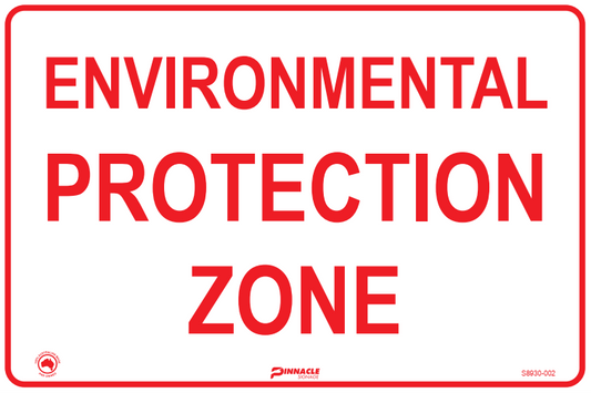 Max Global Products S8930 Environmental Protection Zone Sign