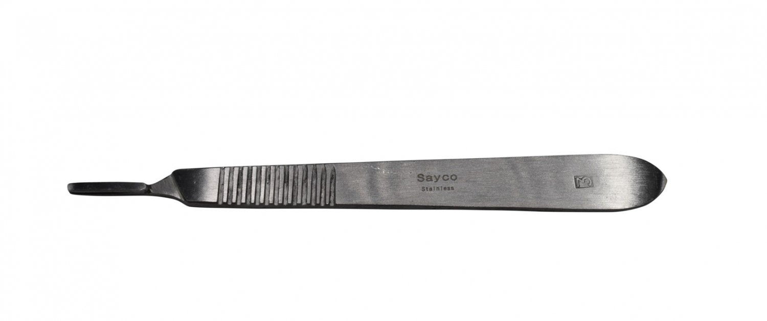 BYDAND MEDICAL SH3 Scalpel Handle No.3 Stainless Steel (For Blades 10-15)