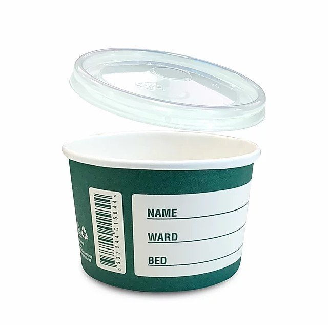 SMA INTERNATIONAL SMA-276-01 Ecoaid Denture Cup & Lid Biodegradable 300mL 50