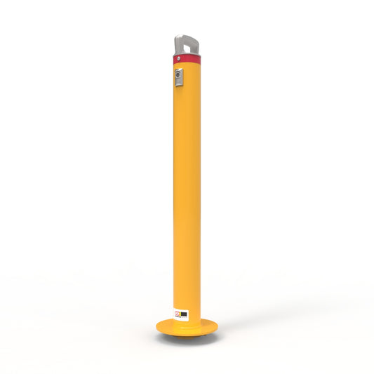 Cam-lok Surface Mounted Removable Bollard 90mm Economy Lock