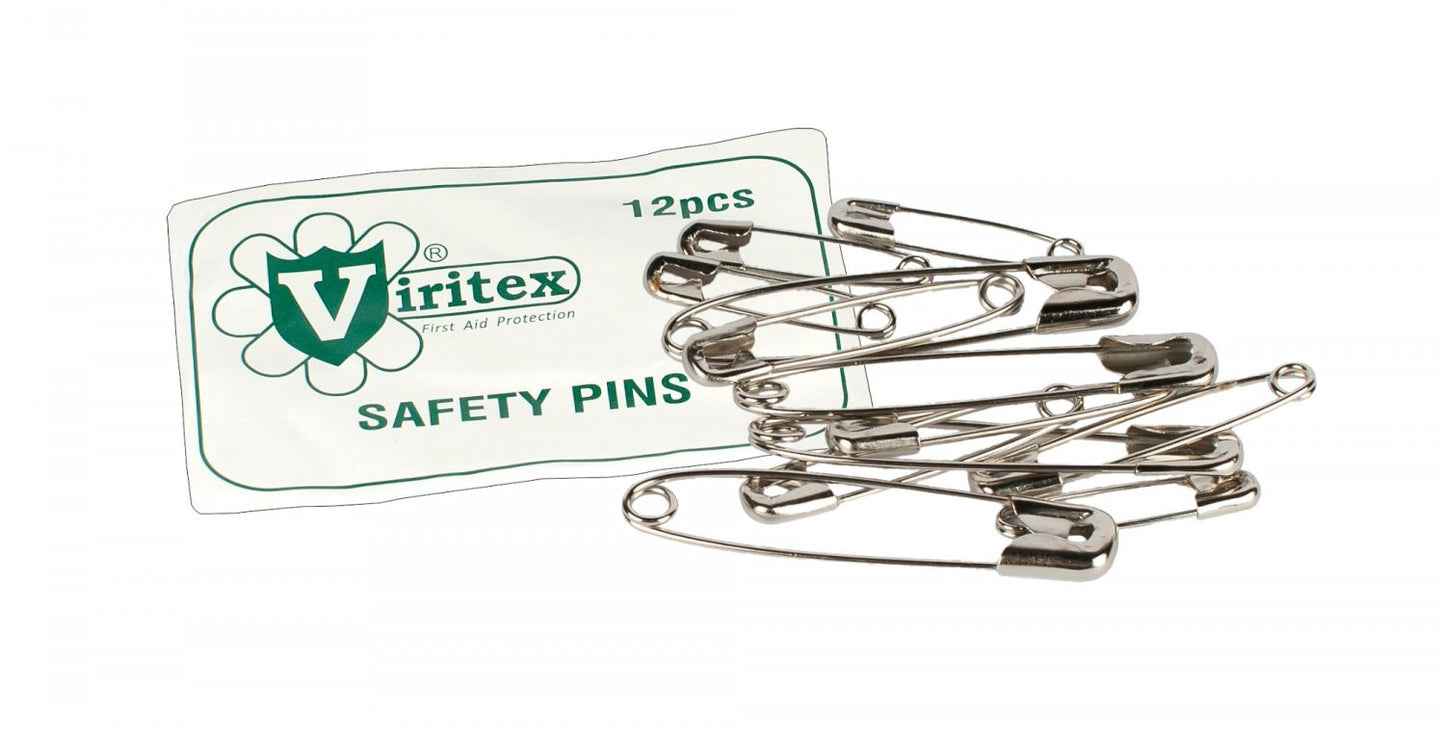 VIRITEX SPA12 Safety Pins Assorted Viritex 12's