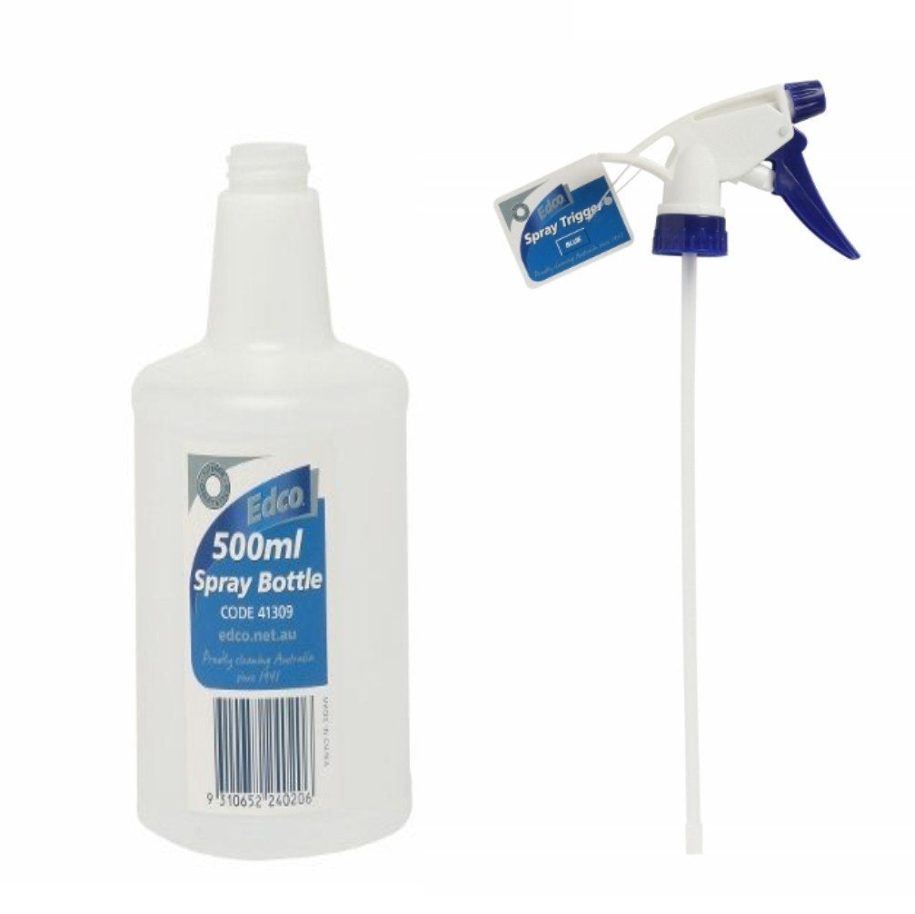EDCO SPBO Spray Bottle and Trigger Blue Complete 500mL