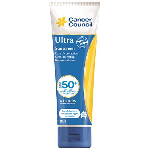 Cancer Council SS-110-UL-50P Sunscreen 50+ Ultra 110ml Tube