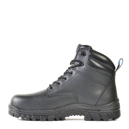 SATURN- BLACK MID CUT LACE UP SAFETY BOOT