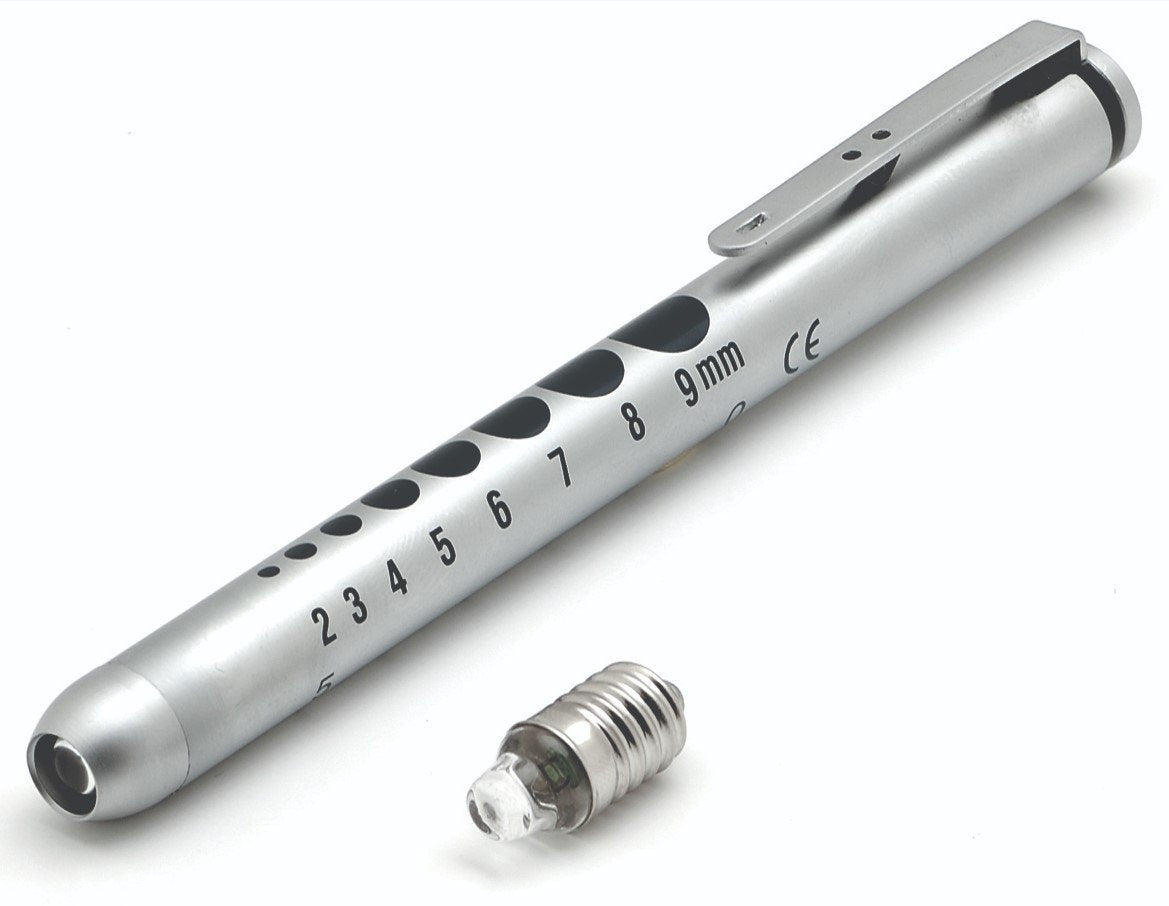 Max Global Products TPL Torch Diagnostic Penlight S/steel - (requires 2xAAA Batteries)