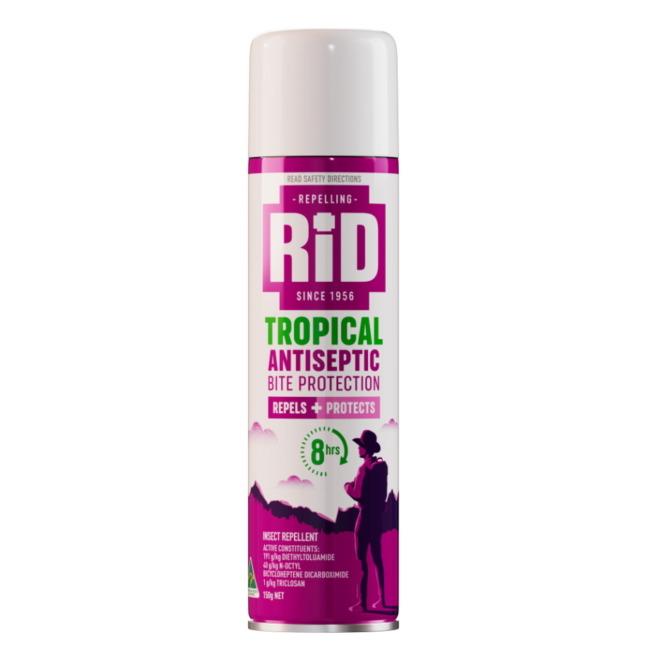 RID AUST RA420150 Rid Tropical 8-Hour Aerosol 150g