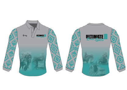 Custom sublimated long sleeve polo