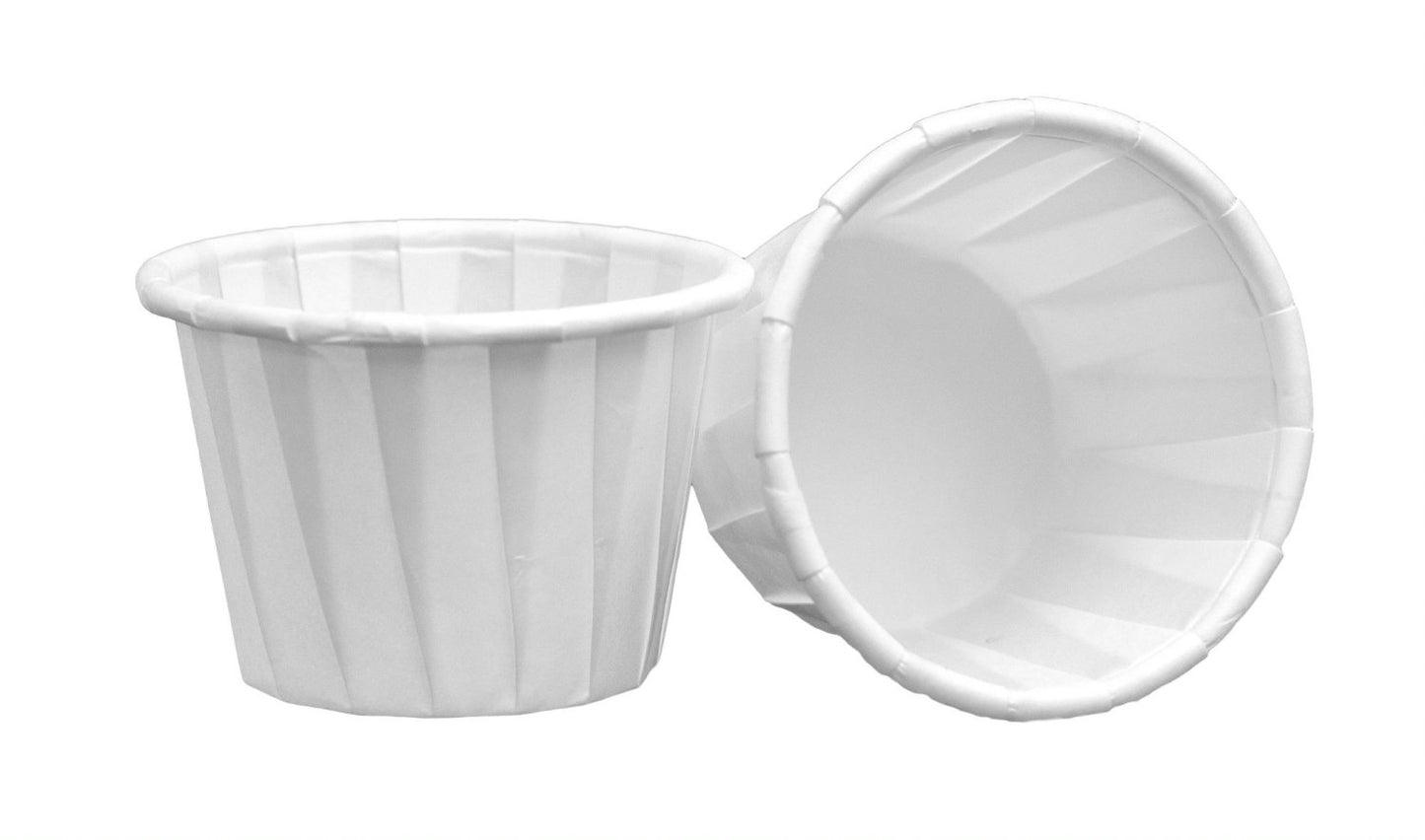 SMA INTERNATIONAL SMA-269-030-250 Ecoaid Cup Pill Paper Suffle Pleated Biodegradable 30mL 250