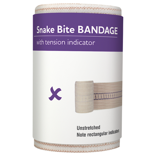 AERO HEALTHCARE AH-AFSB10 Premium Snake Bite Bandage with Indicators 10cm x 4.5m