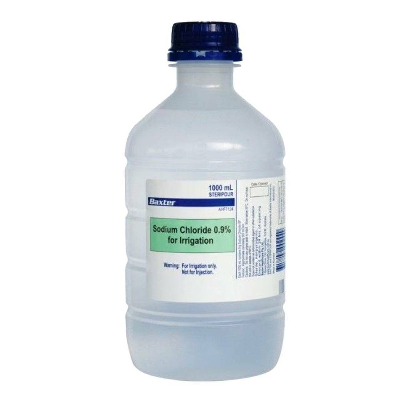 BAXTER BX7124 Eye Wash Sodium Chloride 0.9% 1000mL