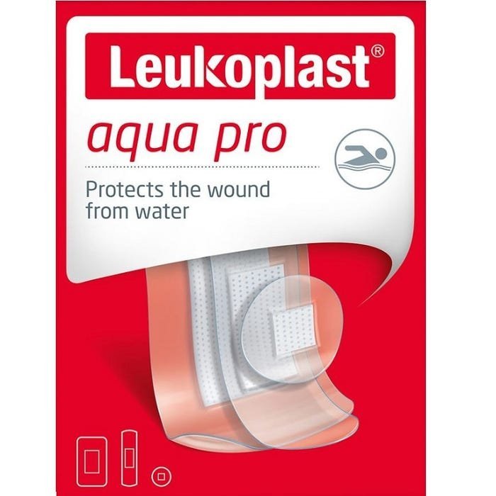 BSN MEDICAL S72649-00 Leukoplast Aqua Pro Transparent Assorted Strips Pack of 20
