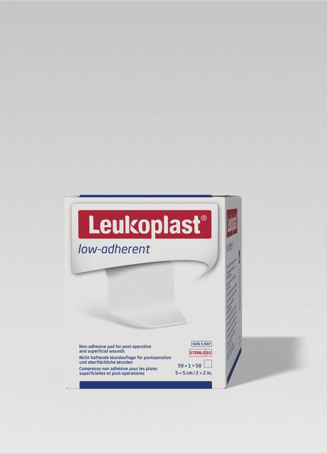 BSN MEDICAL B73289-00 Leukoplast Low Adherent Dressing 5cm x 5cm Box of 50