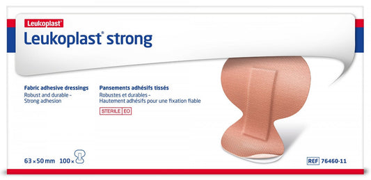 BSN MEDICAL B76460-11 Leukoplast Strong Fabric Fingertip Dressings Box of 100