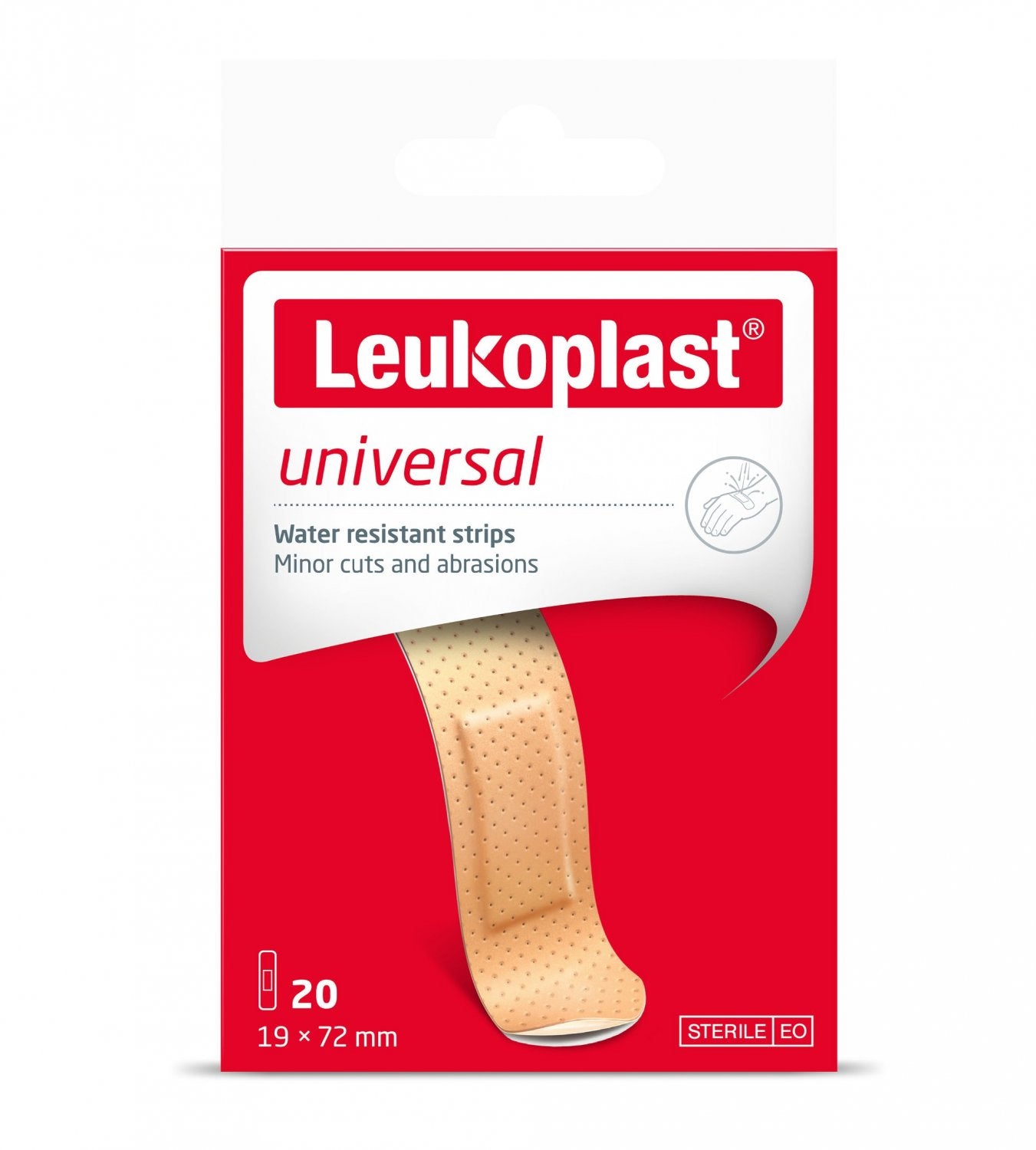 BSN MEDICAL B72590-06 Leukoplast Plastic Universal Strips 19mm x 72mm Box of 10