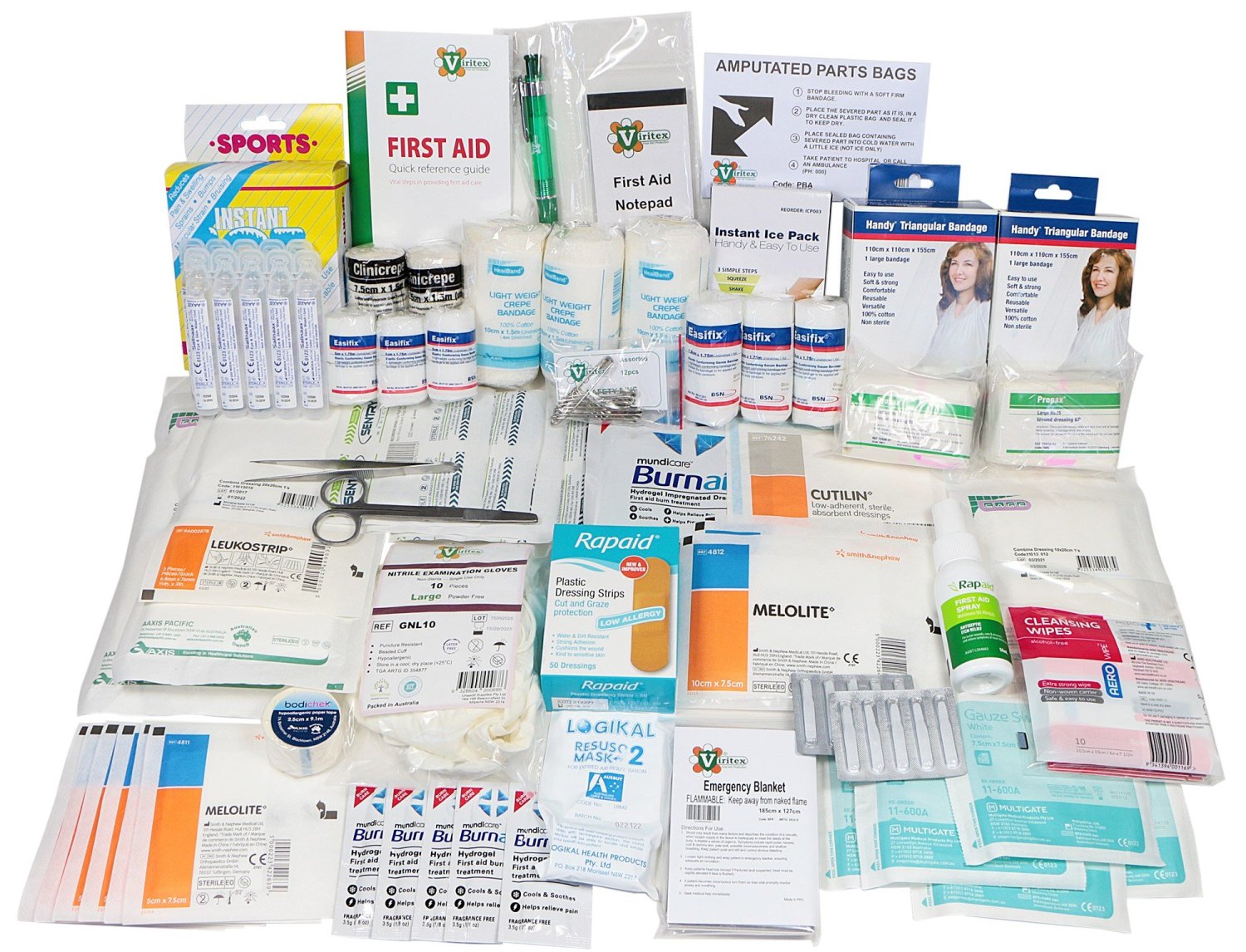 Max Global Products NC-BP First Aid Kit - Refill Contents National Workplace (BP)