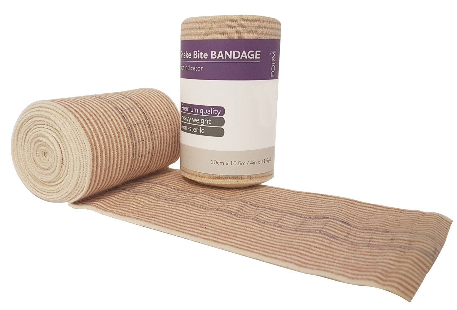 AERO HEALTHCARE AH-AFHSB100 Premium Snake Bite Bandage with Indicators 10cm x 10.5m