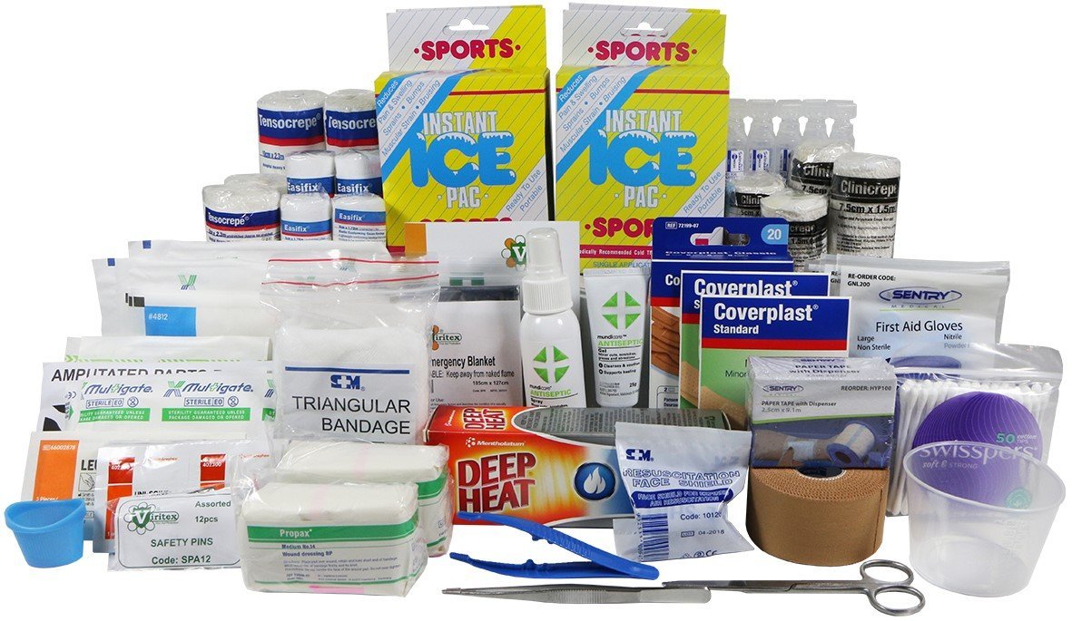 Max Global Products EB5-SP3 First Aid Kit - Complete Sports Kit in Soft Portable Back Pack