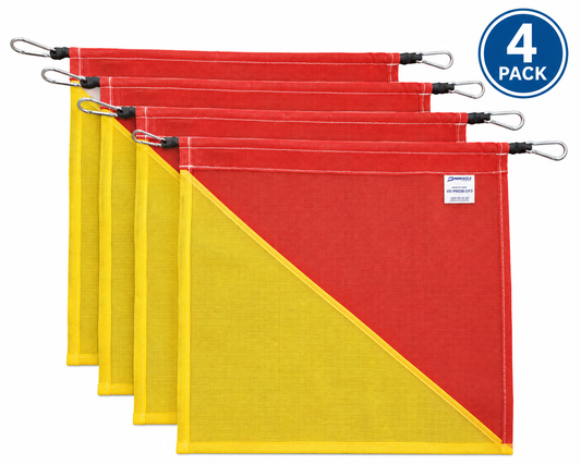 Max Global Products VS-PREM-OF1 Premium Mesh Type Oversize Flag w/ Flexible Plastic Pole