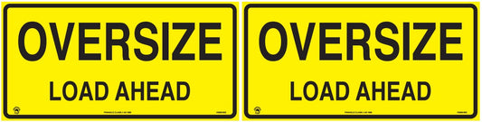 Max Global Products VS005 Oversize Load Ahead Sign ()