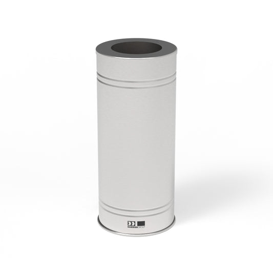 Outdoor Waste Bin Free Standing Round 34lt