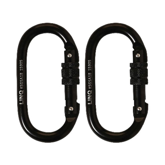 LINQ Height Safety Elite Single Leg Shock Absorbing Webbing Lanyard With Hardware KS X2