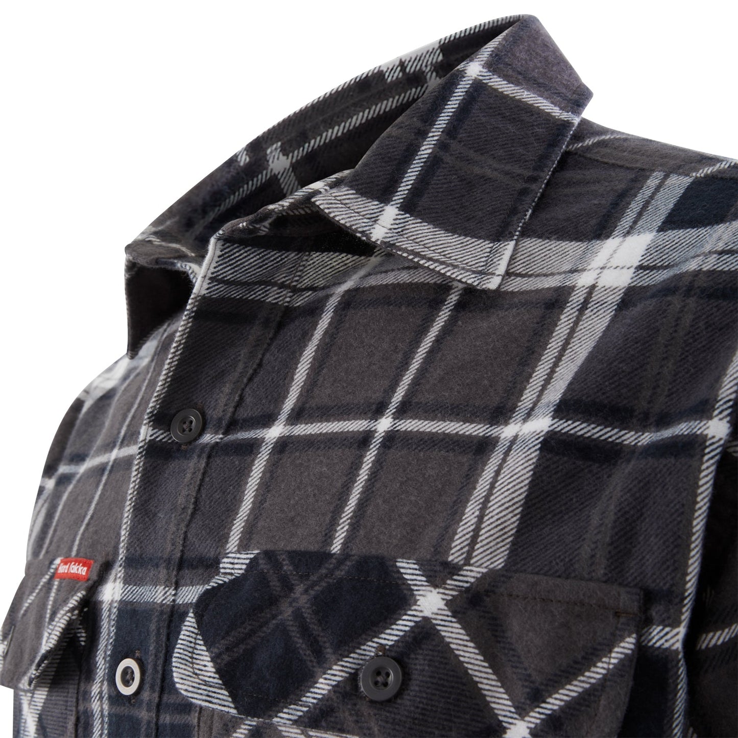 Hard Yakka Y04006 Core Long Sleeve Closed Front Check Flannel Shirt