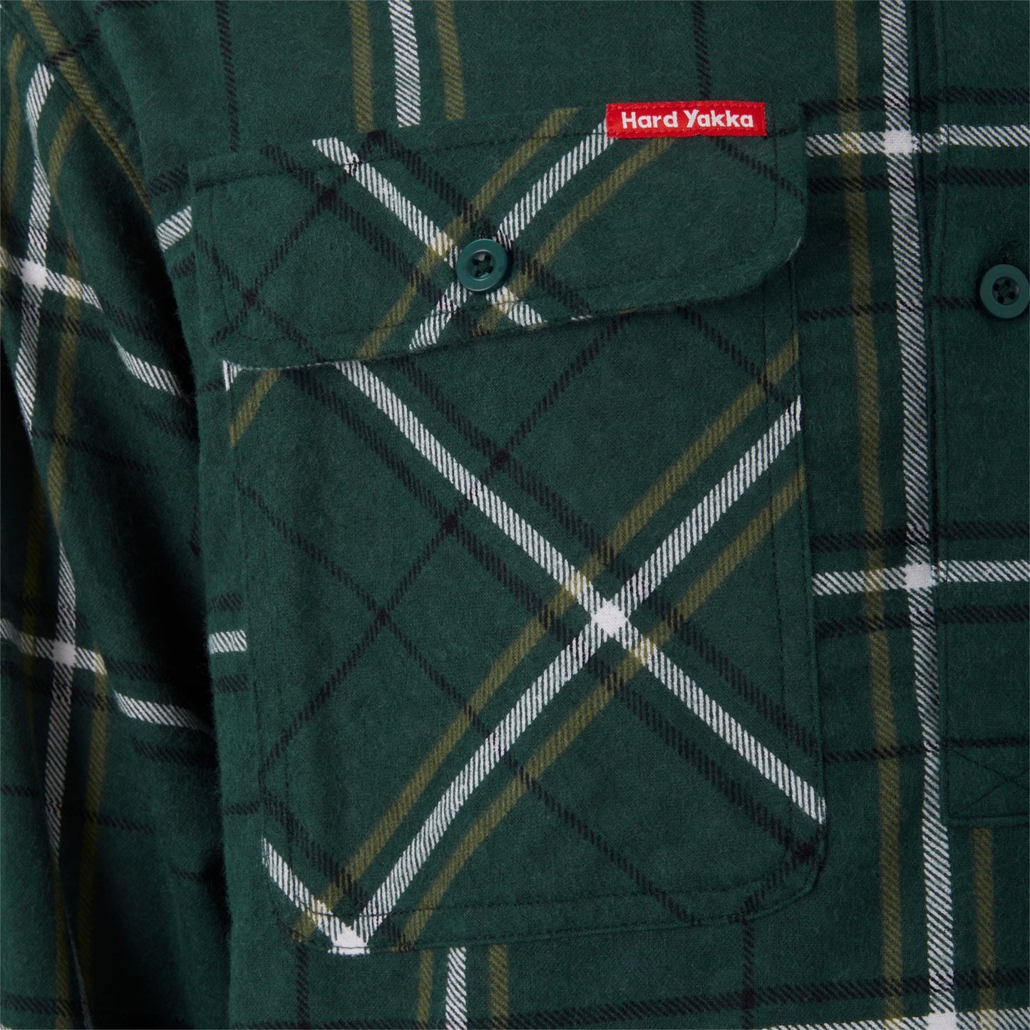 Hard Yakka Y04006 Core Long Sleeve Closed Front Check Flannel Shirt