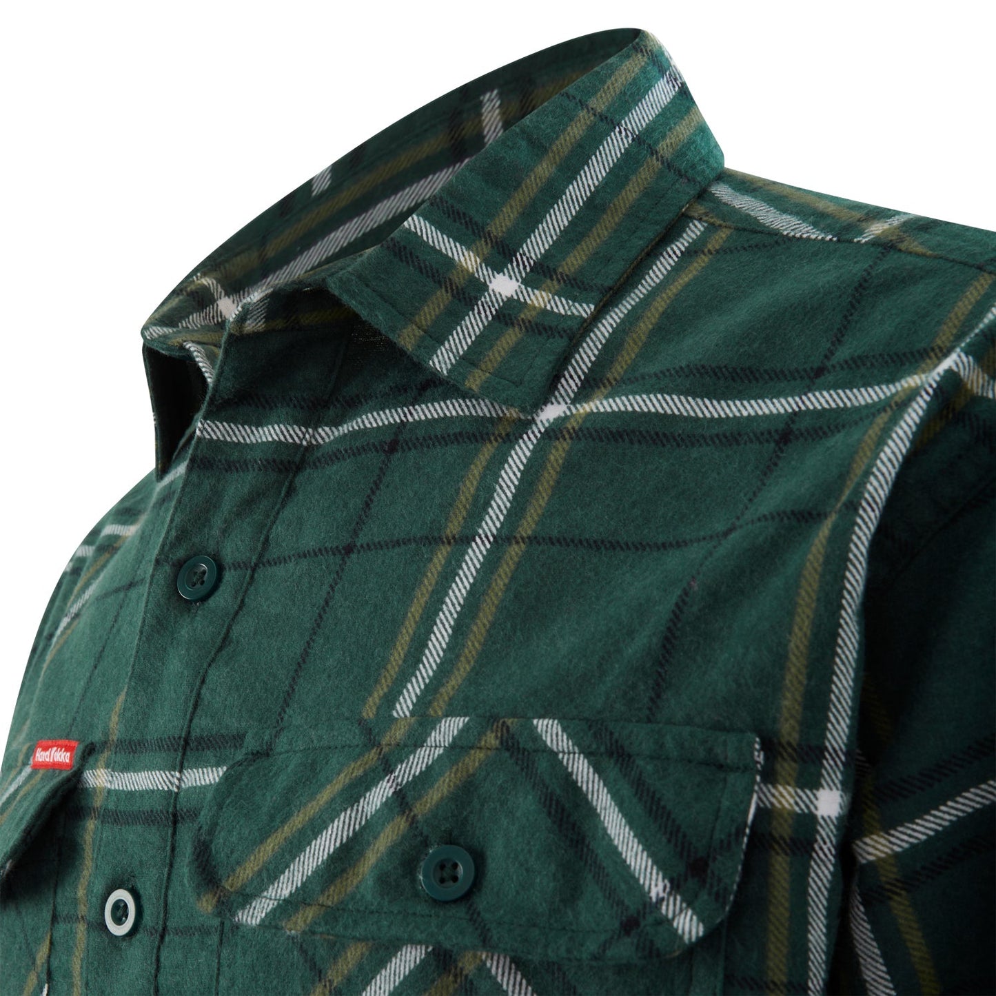 Hard Yakka Y04006 Core Long Sleeve Closed Front Check Flannel Shirt