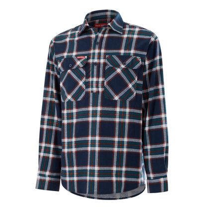 Hard Yakka Y04006 Core Long Sleeve Closed Front Check Flannel Shirt