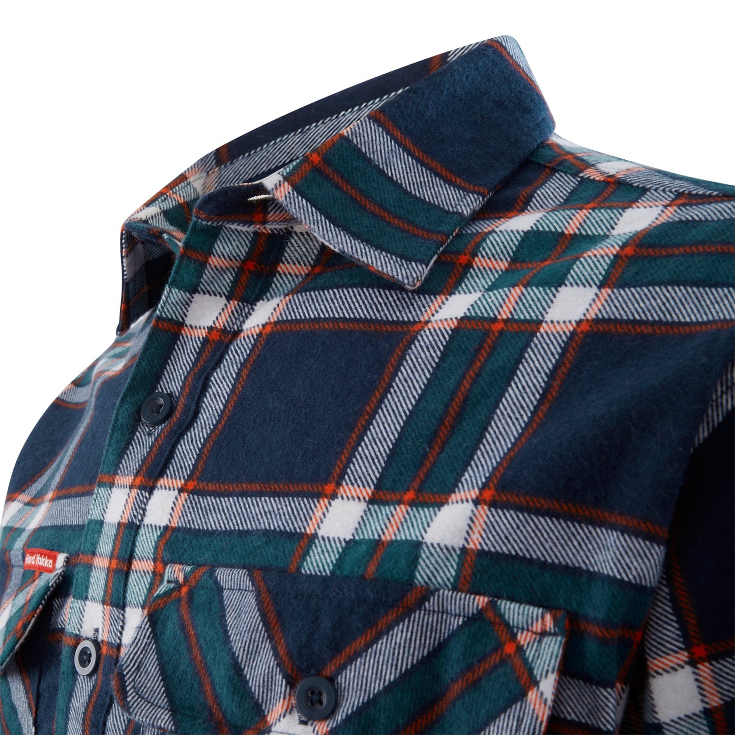 Hard Yakka Y04006 Core Long Sleeve Closed Front Check Flannel Shirt