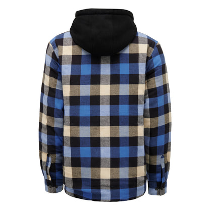 Hard Yakka Y06690 Quilted Flannel Hooded Shacket