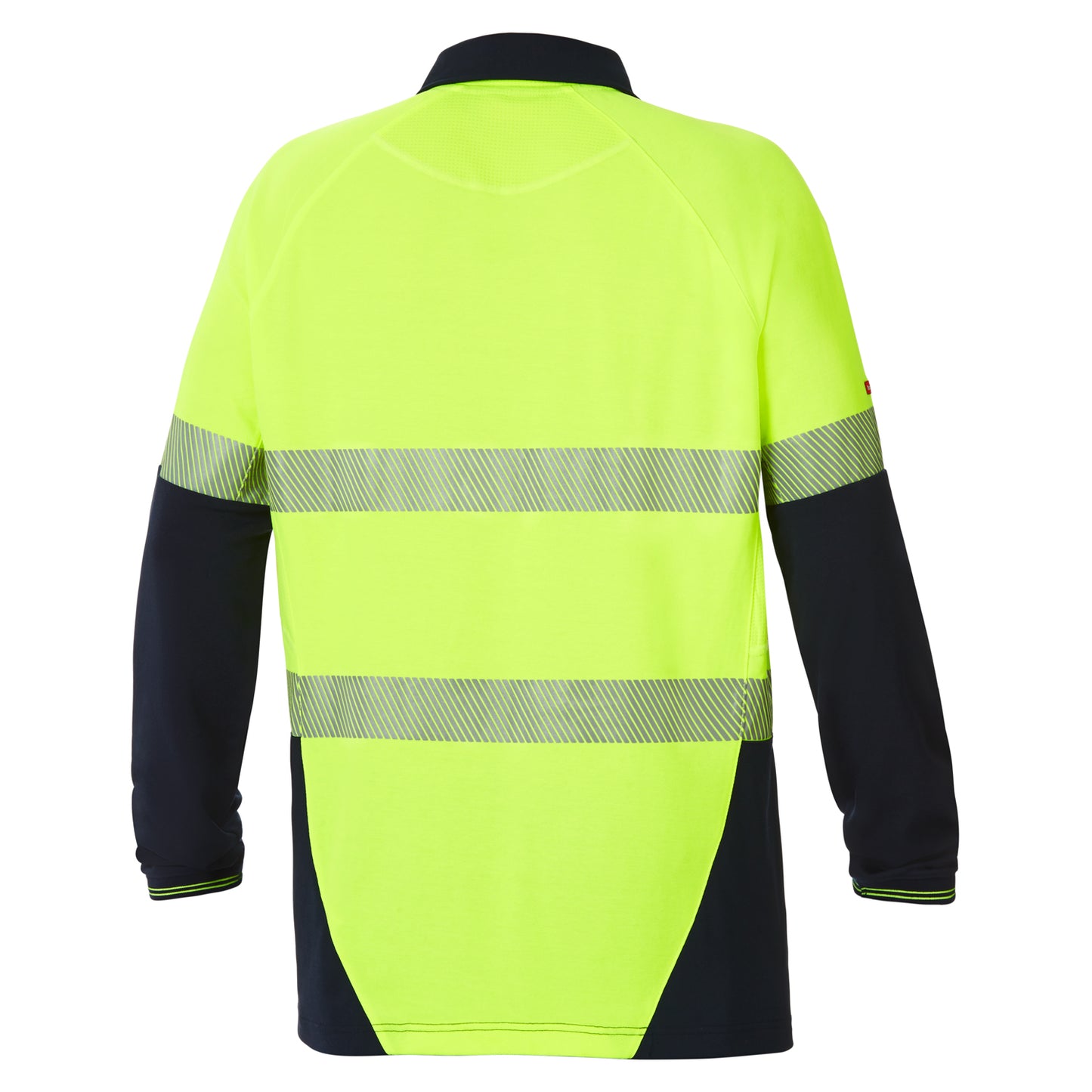 Hard Yakka Y11379 Core Hi-Vis 2 Tone Taped Vented Long Sleeve Polo