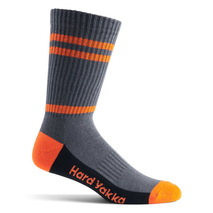 Hard Yakka Y20035 Padded Cotton Crew Work Sock - 5 Pack