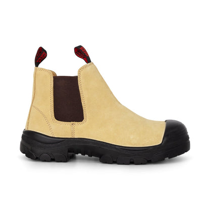 Hard Yakka Y60087 Grit Pull On Steel Toe Safety Boot - Sand