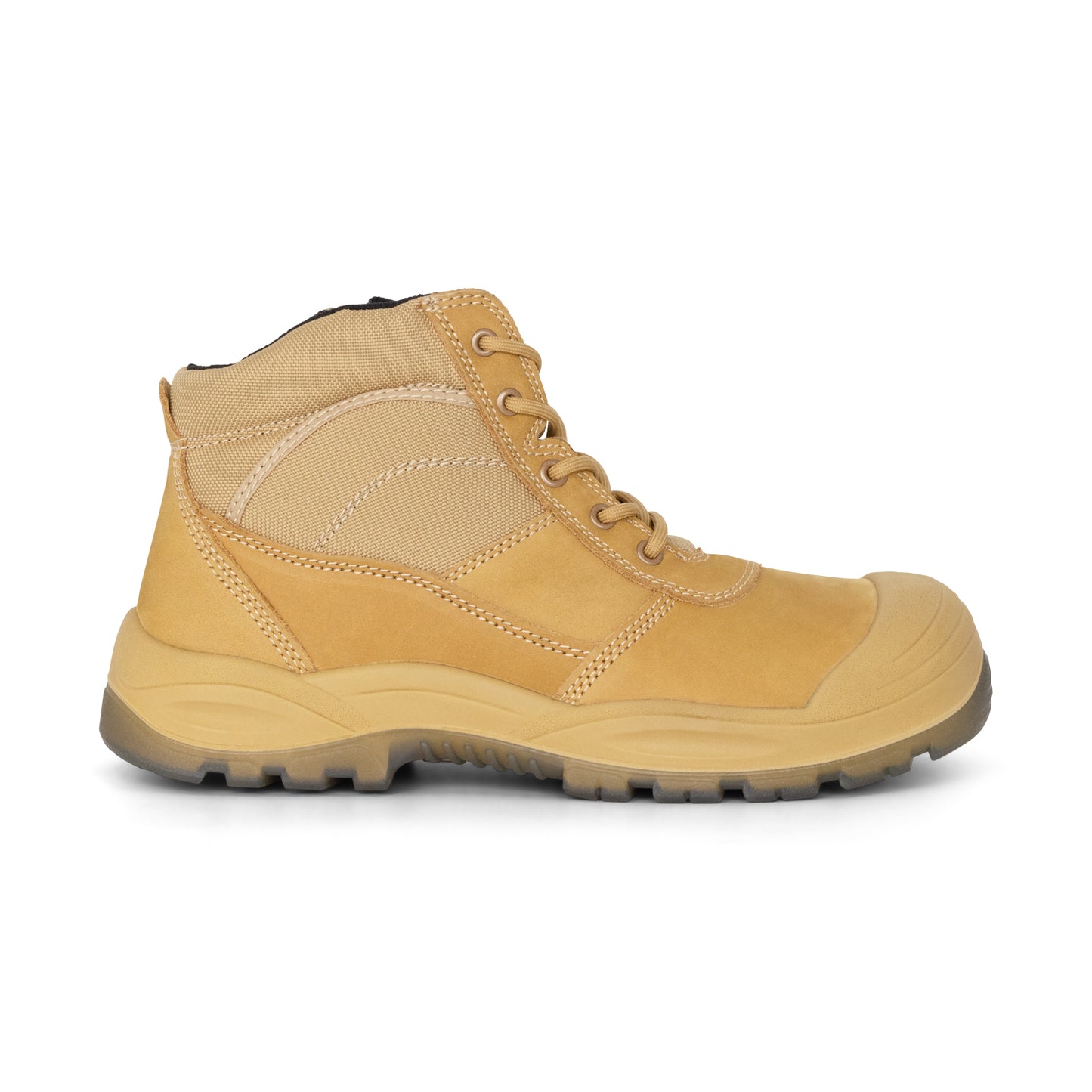 Hard Yakka Y60120 Utility Zip Sided Steel Toe Safety Boot - Wheat