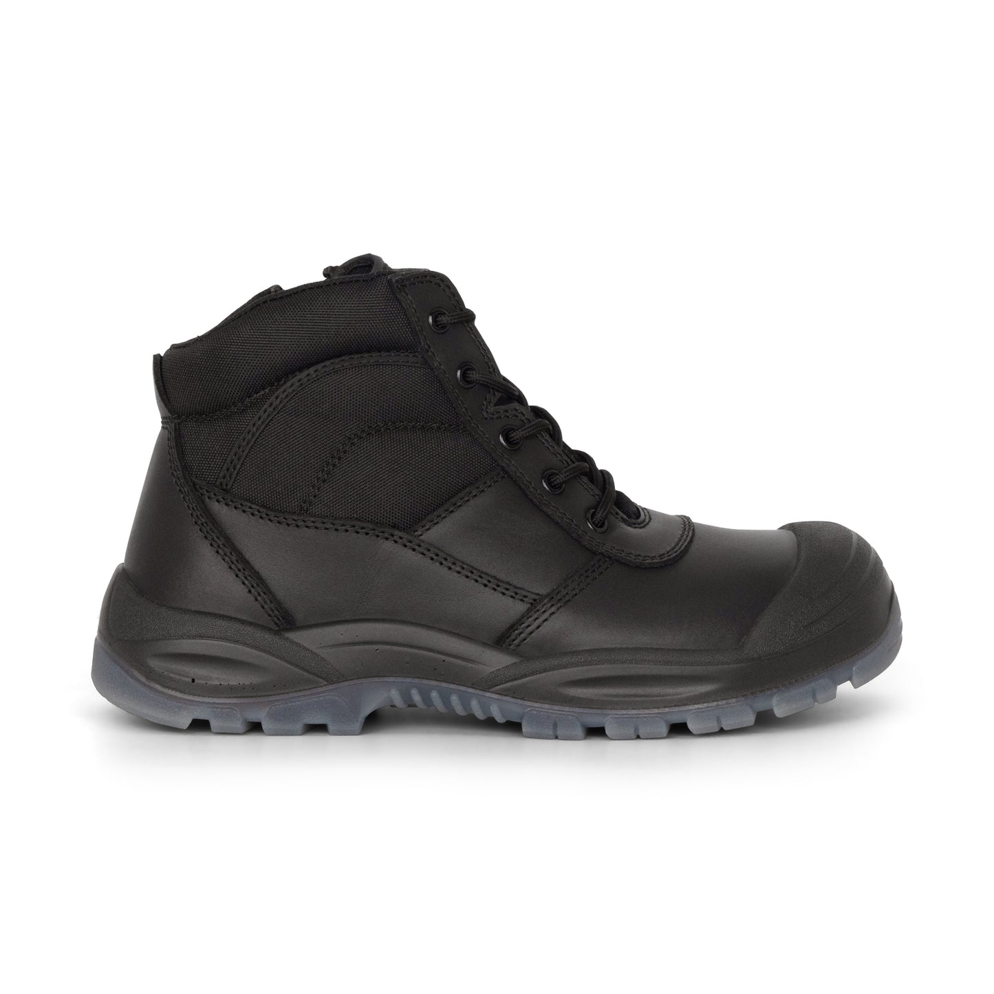 Hard Yakka Y60125 Utility Zip Sided Steel Toe Safety Boot - Black