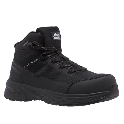 Hard Yakka Y60363 X Range Mid Composite Toe Safety Boot - Black