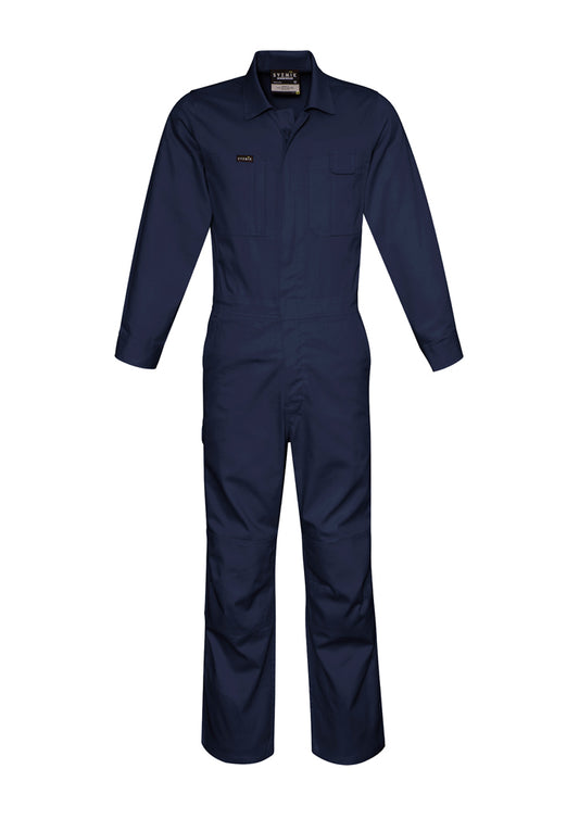 Syzmik Men's Lightweight Cotton Drill Overall - Navy