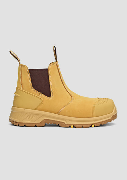 Syzmik UltraFort Elastic Side Composite Toe Safety Boot - Wheat