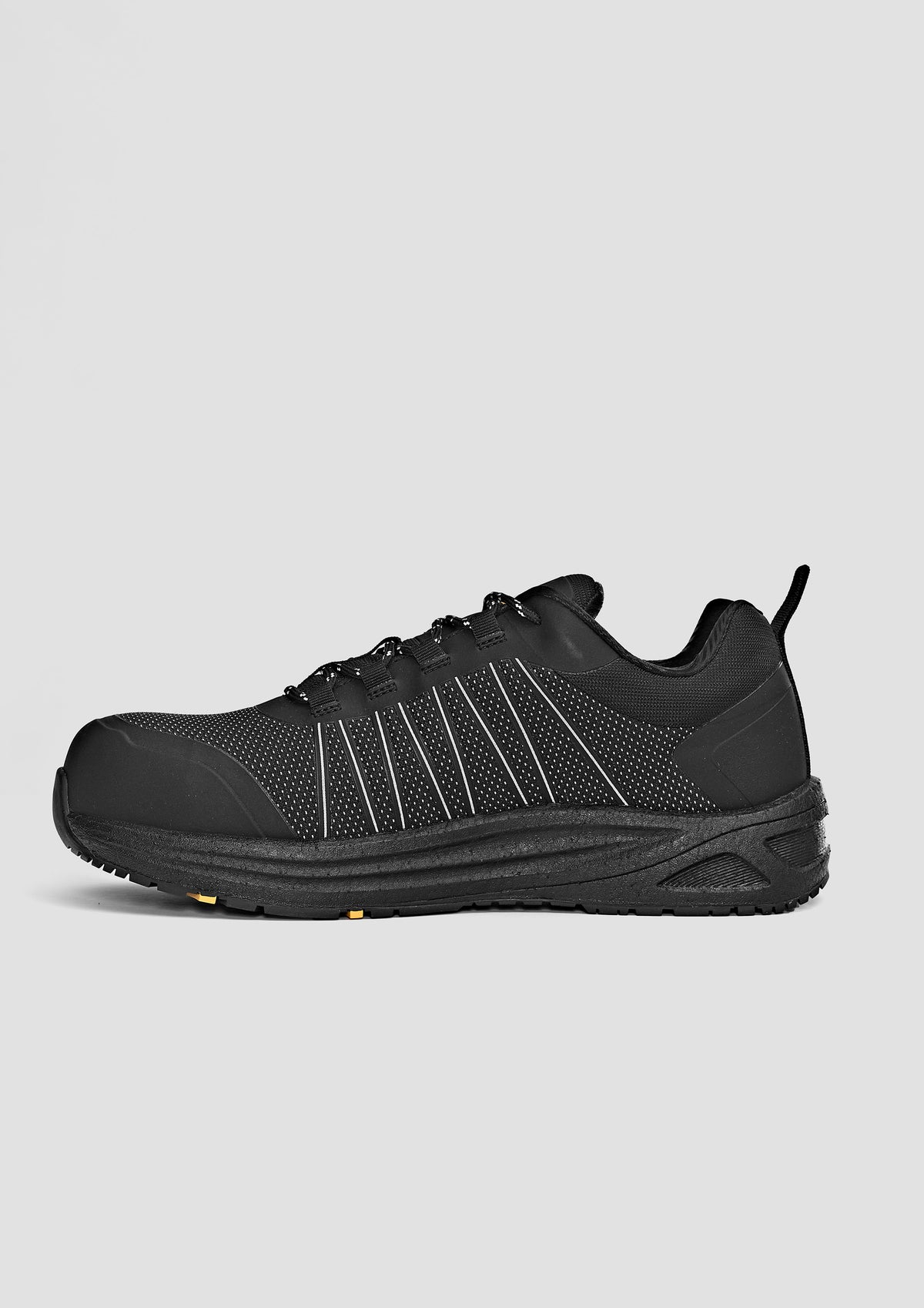 Syzmik UltraLite Lo Reflective Lace Up Composite Toe Safety Shoe - Black