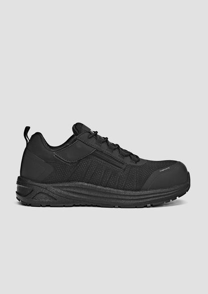 Syzmik UltraLite Lo Side Zip Composite Toe Safety Shoe - Black