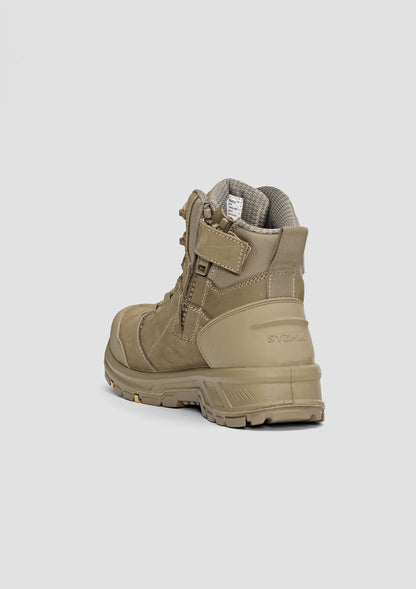 Syzmik UltraFort 5Z Side Zip Composite Toe Safety Boot - Stone