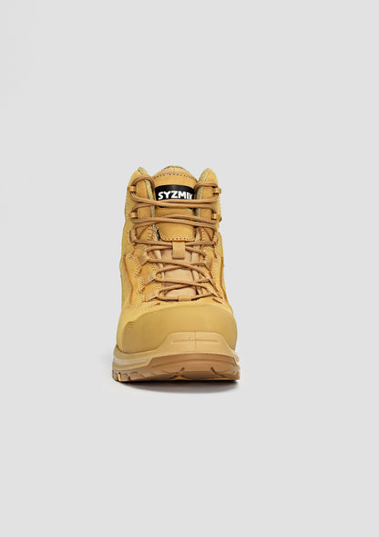 Syzmik UltraFort 5Z Side Zip Composite Toe Safety Boot - Wheat