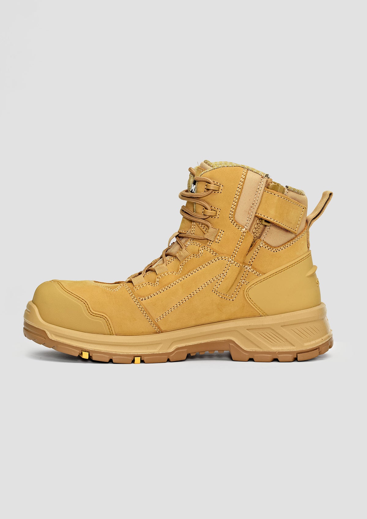Syzmik UltraFort 5Z Side Zip Composite Toe Safety Boot - Wheat