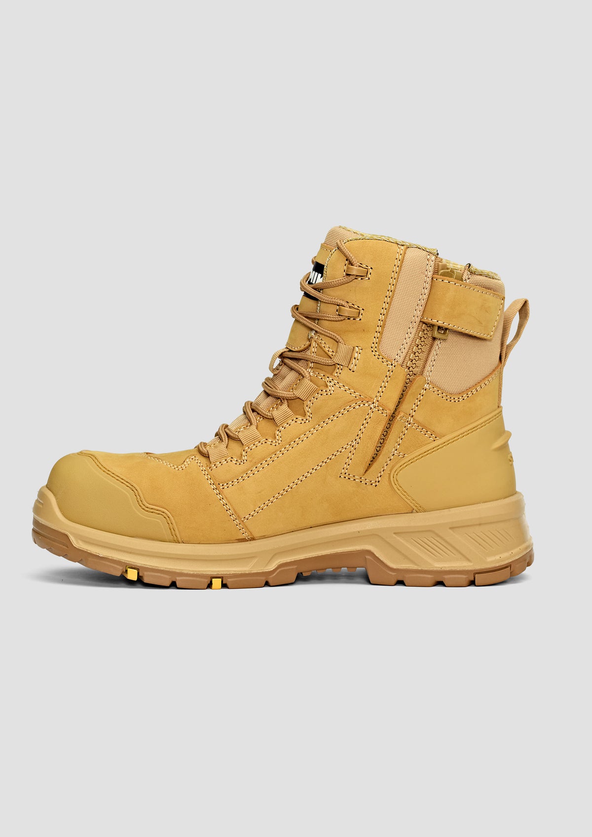 Syzmik UltraFort 6Z Side Zip Composite Toe Safety Boot - Wheat