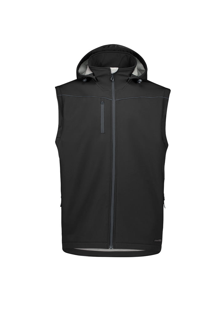 Unisex Streetworx 2 In 1 Stretch Softshell Jacket - Black