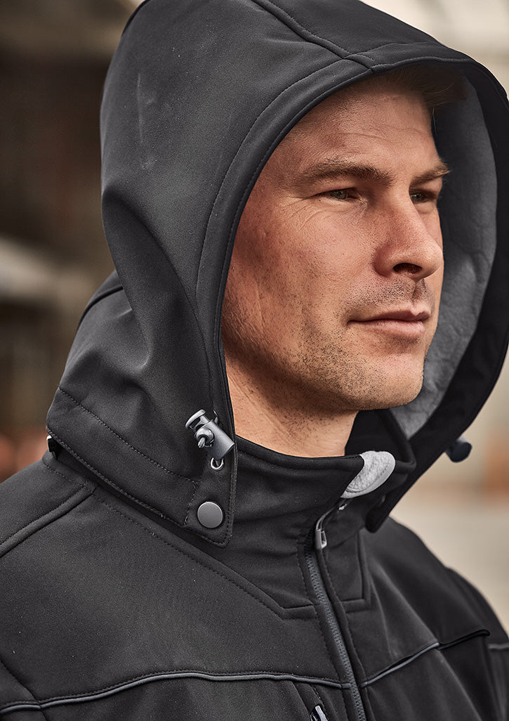 Unisex Streetworx 2 In 1 Stretch Softshell Jacket - Black